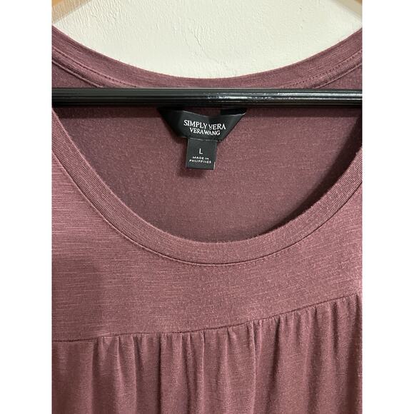 Simply Vera Wang top large Pink - Picture 2 of 4